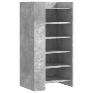 vidaXL Botn&iacute;k betonově &scaron;ed&yacute; 52 x 37,5 x 100 cm kompozitn&iacute; dřevo