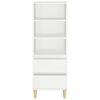 vidaXL Skříň highboard bílá 40 x 36 x 110 cm kompozitní dřevo