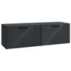 vidaXL N&aacute;stěnn&aacute; TV skř&iacute;ň Čern&aacute; 98 x 31 x 30 cm Kompozitn&iacute; dřevo