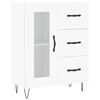 vidaXL Skř&iacute;ň highboard b&iacute;l&aacute; 69,5 x 34 x 180 cm kompozitn&iacute; dřevo