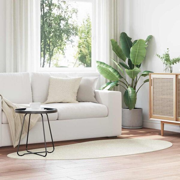 vidaXL Kusov&eacute; koberce HUARTE Kr&eacute;mov&aacute; 100 x 200 cm Polyester