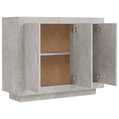 vidaXL Příborník betonově šedý 92 x 35 x 75 cm kompozitní dřevo