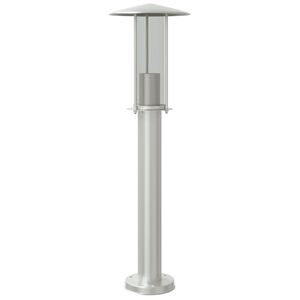 vidaXL Venkovn&iacute; stojac&iacute; lampa stř&iacute;brn&aacute; 60 cm nerezov&aacute; ocel