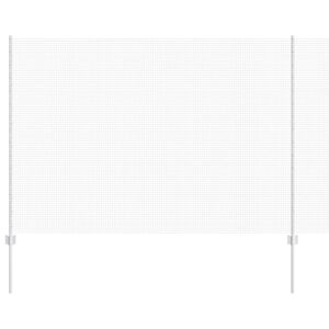 vidaXL Plot s sloupkem Stř&iacute;brn&aacute; 1,6 x 25 m Ocel