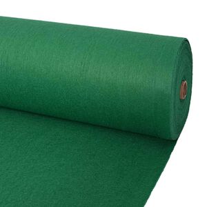 vidaXL Koberec Jednobarevn&yacute; Zelen&aacute; 1,2 x 12 m Polyester