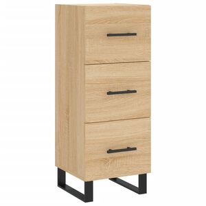 vidaXL Př&iacute;born&iacute;k dub sonoma 34,5 x 34 x 90 cm kompozitn&iacute; dřevo
