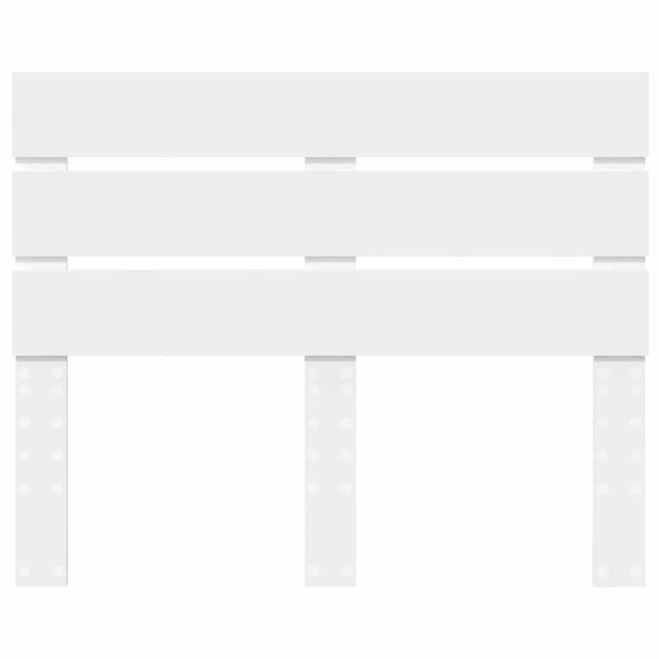 vidaXL Čelo postele s čelo B&iacute;l&aacute; 135 cm kompozitn&iacute; dřevo
