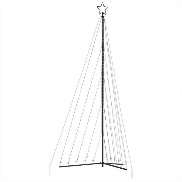 vidaXL LED v&aacute;nočn&iacute; stromek 570 tepl&yacute;ch b&iacute;l&yacute;ch LED diod 399 cm