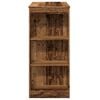 vidaXL Barov&yacute; stůl s reg&aacute;ly old wood 95x47x103,5 cm kompozitn&iacute; dřevo