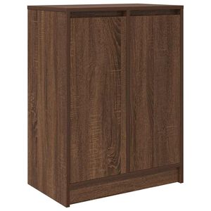 vidaXL Botn&iacute;k hněd&yacute; dub 57x34x76 cm kompozitn&iacute; dřevo