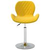 vidaXL Otočn&eacute; j&iacute;deln&iacute; židle 2 ks hořčicově žlut&eacute; samet