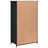 vidaXL Skř&iacute;ň highboard čern&aacute; 62 x 32 x 106,5 cm kompozitn&iacute; dřevo