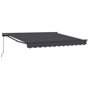 vidaXL R&aacute;m mark&yacute;zy Antracitov&aacute; 300 x 250 cm