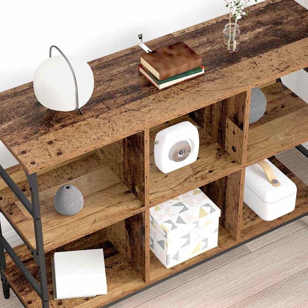 vidaXL Serv&iacute;rovac&iacute; skř&iacute;ň Star&eacute; dřevo 102 x 32 x 73,5 cm