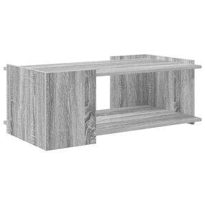 vidaXL Konferenčn&iacute; stolek &Scaron;ed&aacute; sonoma 90 x 50 x 33 cm Kompozitn&iacute; dřevo
