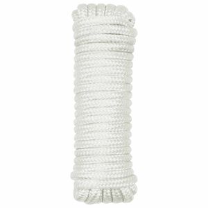 vidaXL Lano na loď 6 m 1 B&iacute;l&aacute; Polyester