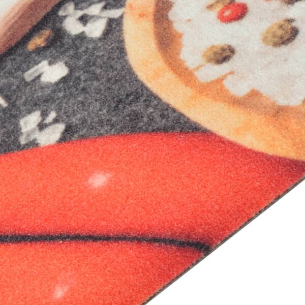 vidaXL Kuchyňsk&yacute; koberec omyvateln&yacute; Zelenina 60 x 300 cm samet