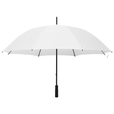 vidaXL Deštník bílý 130 cm