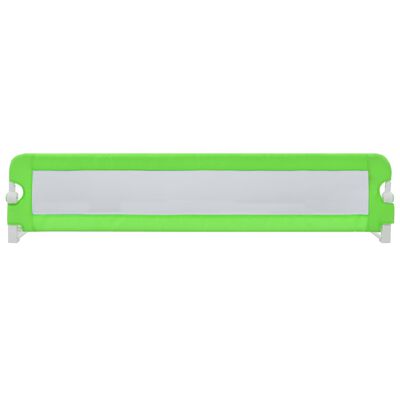 vidaXL Dětská zábrana k postýlce zelená 180 x 42 cm polyester
