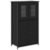 vidaXL Vysok&yacute; bufet Čern&yacute; dub 62 x 32 x 106,5 cm Kompozitn&iacute; dřevo