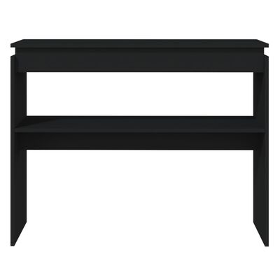 vidaXL Konzolový stolek černý 102 x 30 x 80 cm dřevotříska