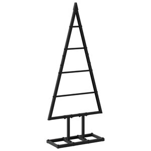 vidaXL Kovov&yacute; v&aacute;nočn&iacute; stromeček KUOPIO 60 cm Kov Čern&aacute;