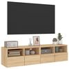 vidaXL N&aacute;stěnn&eacute; TV skř&iacute;ňky 2 ks dub sonoma 60 x 30 x 30 cm kompozit