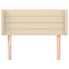 vidaXL Čelo postele typu u&scaron;&aacute;k kr&eacute;mov&eacute; 93x16x78/88 cm textil