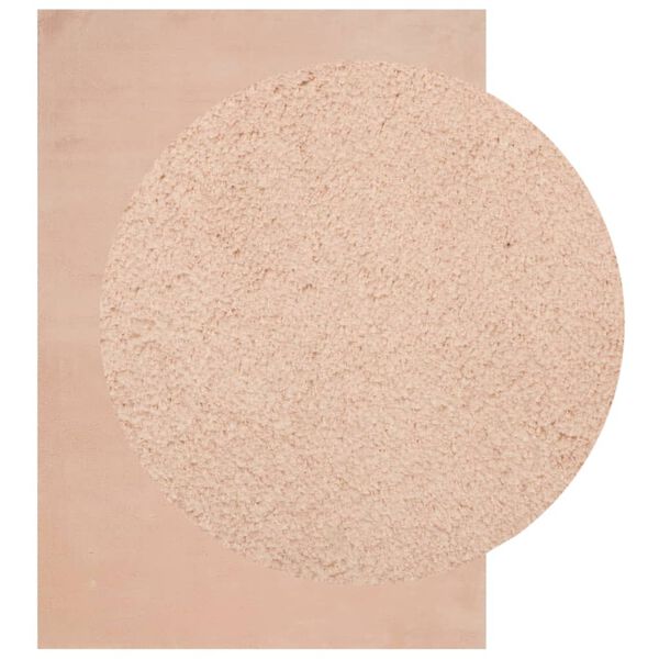 vidaXL Koberec HUARTE kr&aacute;tk&yacute; vlas měkk&yacute; a prateln&yacute; blush 120x170 cm