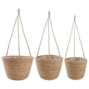 vidaXL 3 ks Př&iacute;rodn&iacute; &Oslash;26 x 19 cm 100% mořsk&aacute; tr&aacute;va