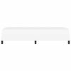 vidaXL Rám postele s matrací Úplně bílá 80 x 200 cm textil