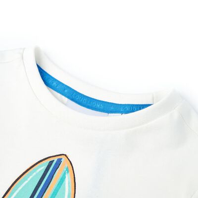Dětské tričko s krátkým rukávem ecru 92