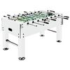 vidaXL Stoln&iacute; fotbal ocel 60 kg 140 x 74,5 x 87,5 cm b&iacute;l&yacute;