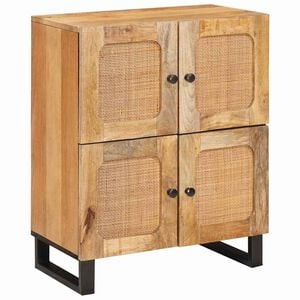 vidaXL Serv&iacute;rovac&iacute; skř&iacute;ň Hněd&aacute; 60 x 33 x 75 cm Masivn&iacute; mangov&eacute; dřevo