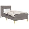 vidaXL R&aacute;m postele Taupe 100 x 200 cm Polyester