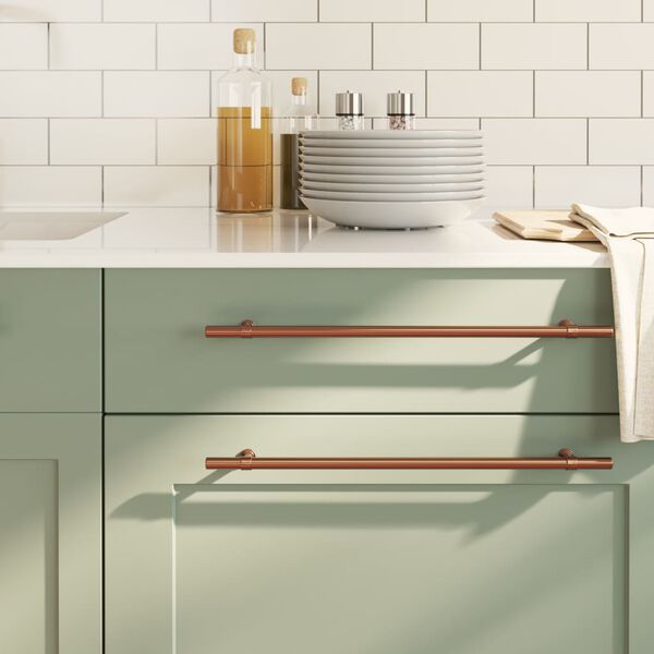 vidaXL N&aacute;bytkov&eacute; &uacute;chytky 20 ks bronzov&eacute; 320 mm nerezov&aacute; ocel