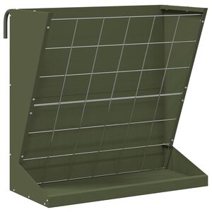 vidaXL Krm&iacute;tko na seno Olivově zelen&aacute; 71 x 33 x 70 cm 5 kg