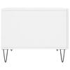 vidaXL Konferenční stolek lesklý bílý 50 x 50 x 40 cm kompozitní dřevo
