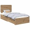 vidaXL R&aacute;m postele s čelo Artisanov&yacute; dub 90 x 200 cm Kompozitn&iacute; dřevo