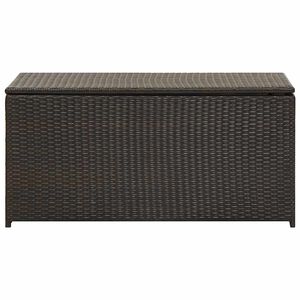 vidaXL Zahradn&iacute; &uacute;ložn&yacute; box z polyratanu 100 x 50 x 50 cm hněd&yacute;