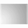 vidaXL LED koupelnov&eacute; zrcadlo Transparentn&iacute; 80 x 60 cm tvrzen&eacute; sklo