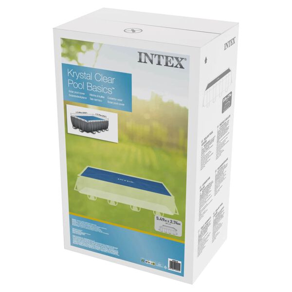 Intex Sol&aacute;rn&iacute; plachta na baz&eacute;n modr&aacute; 538 x 253 cm polyethylen