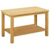 vidaXL Bočn&iacute; stůl Př&iacute;rodn&iacute; olej 70 x 40 x 45 cm Masivn&iacute; ak&aacute;tov&eacute; dřevo