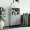 vidaXL Skř&iacute;ň highboard &scaron;ed&aacute; sonoma 60 x 36 x 110 cm kompozitn&iacute; dřevo