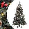 vidaXL Uměl&yacute; v&aacute;nočn&iacute; stromeček Zelen&aacute; 150 cm PVC, plast a ocel