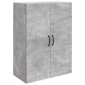 vidaXL N&aacute;stěnn&aacute; skř&iacute;ň Betonově &scaron;ed&aacute; 66 x 34,5 x 90 cm Kompozitn&iacute; dřevo