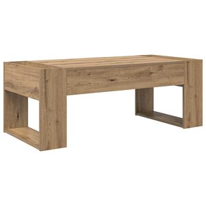 vidaXL Konferenčn&iacute; stolek Artisanov&yacute; dub 110 x 50 x 41 cm