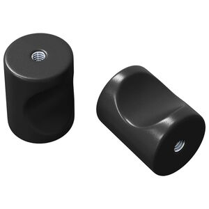 vidaXL &Uacute;chytka do skř&iacute;ňky 2 ks Čern&aacute; 18 x 23 mm Železo