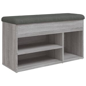 vidaXL Lavice s botn&iacute;kem &scaron;ed&aacute; sonoma 82x32x45,5 cm kompozitn&iacute; dřevo