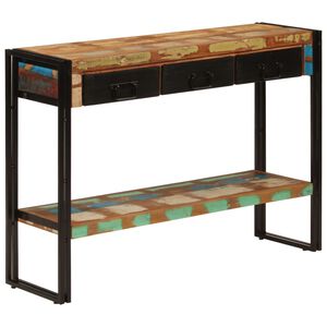 vidaXL Konzolov&yacute; stolek 110 x 30 x 76 cm masivn&iacute; recyklovan&eacute; dřevo